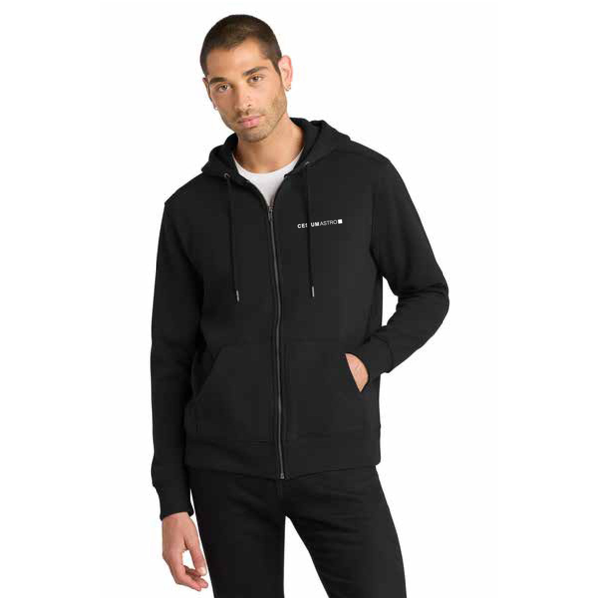 District Perfect Weight Fleece Full-Zip Hoodie